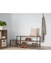 Trinity 3-Tier Bamboo Shoe Bench