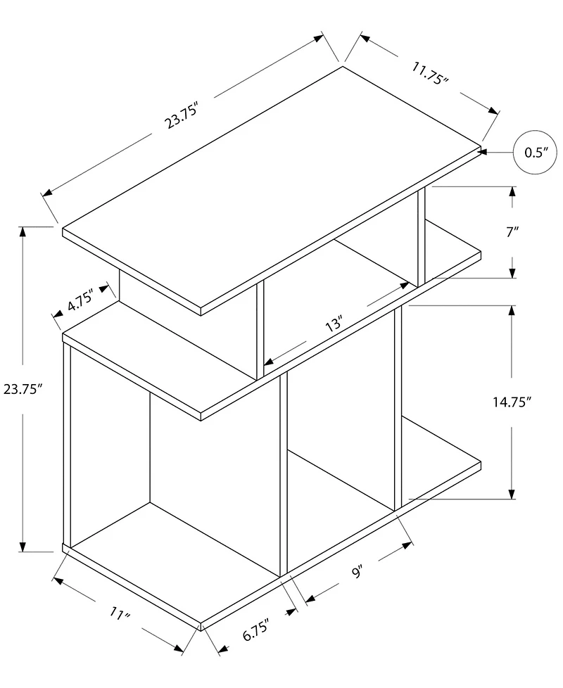 Monarch Specialties End Table