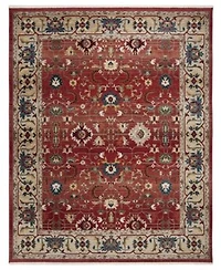 Lauren Ralph Lauren Ines Lrl1293c Red Beige Area Rug