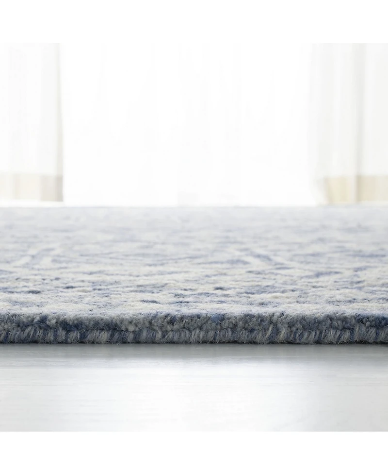 Lauren Ralph Lauren Theresa LRL6650A Ivory and Blue 8' X 10' Area Rug