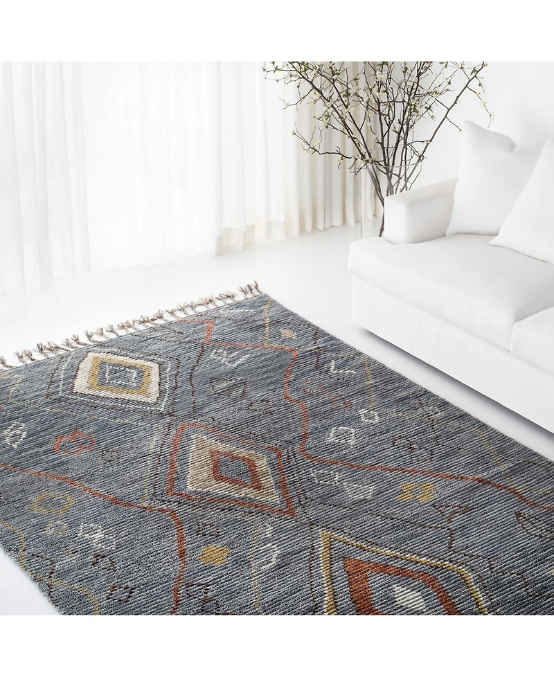 Lauren Ralph Lauren Nahla LRL7544A Denim 9' X 12' Area Rug