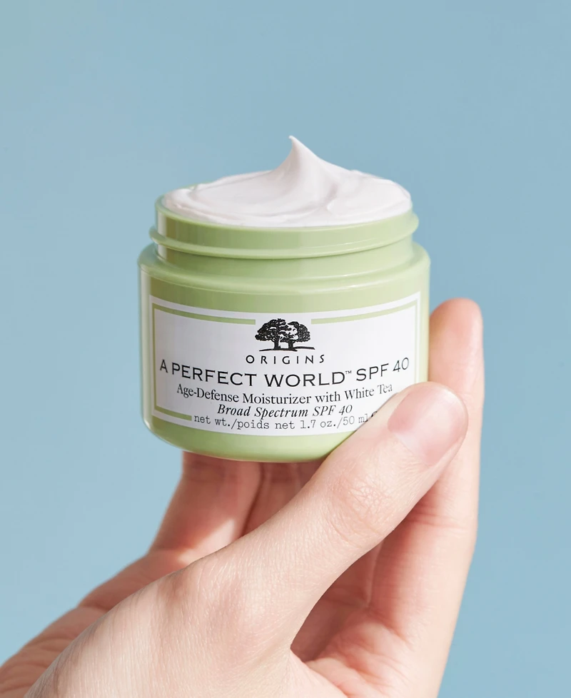 Origins A Perfect World Spf 40 Moisturizer With White Tea, 1.7 oz.