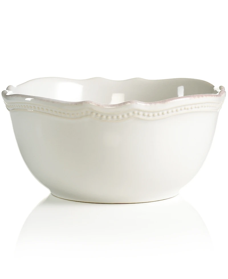 Lenox Dinnerware, French Perle Bead White All-Purpose Bowl