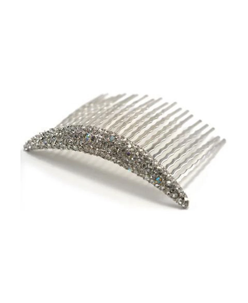 Soho Style Curved Crystal Hair Comb