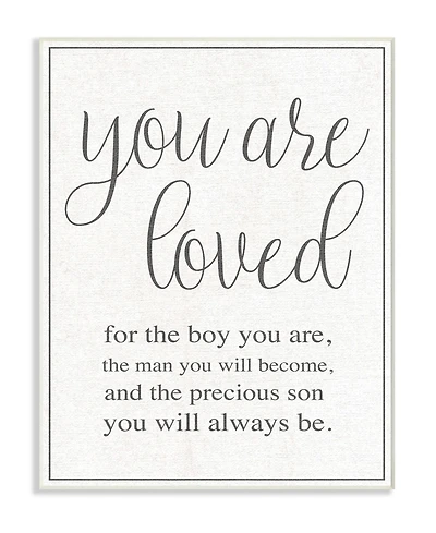 Stupell Industries You Are Loved Wall Plaque Art