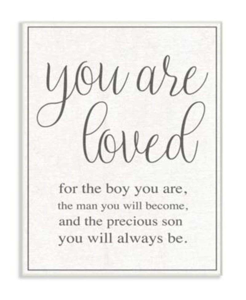 Stupell Industries You Are Loved Wall Plaque Art Collection