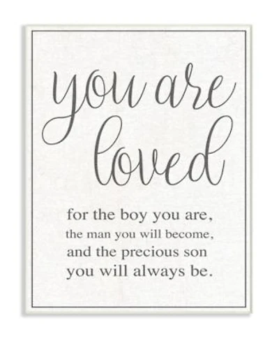 Stupell Industries You Are Loved Wall Plaque Art Collection