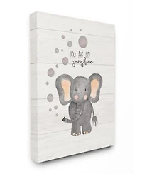 Stupell Industries You Are My Sunshine Elephant Art Collection