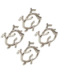 Saro Lifestyle Design Dinner Napkin Ring, Set of 4
