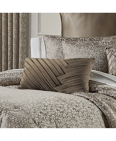 J Queen New York Cracked Ice Boudoir Decorative Pillow, 12" x 21"