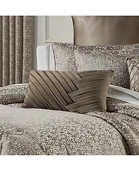 J Queen New York Cracked Ice Boudoir Decorative Pillow, 12" x 21"