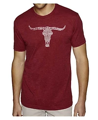 La Pop Art Men's Premium Word T-Shirt - Outlaws