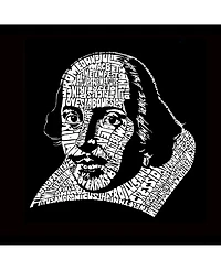 La Pop Art Men's Premium Word T-Shirt - Shakespeare