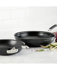 Anolon SmartStack 8.5" & 10" Hard-Anodized Nesting Skillet Set