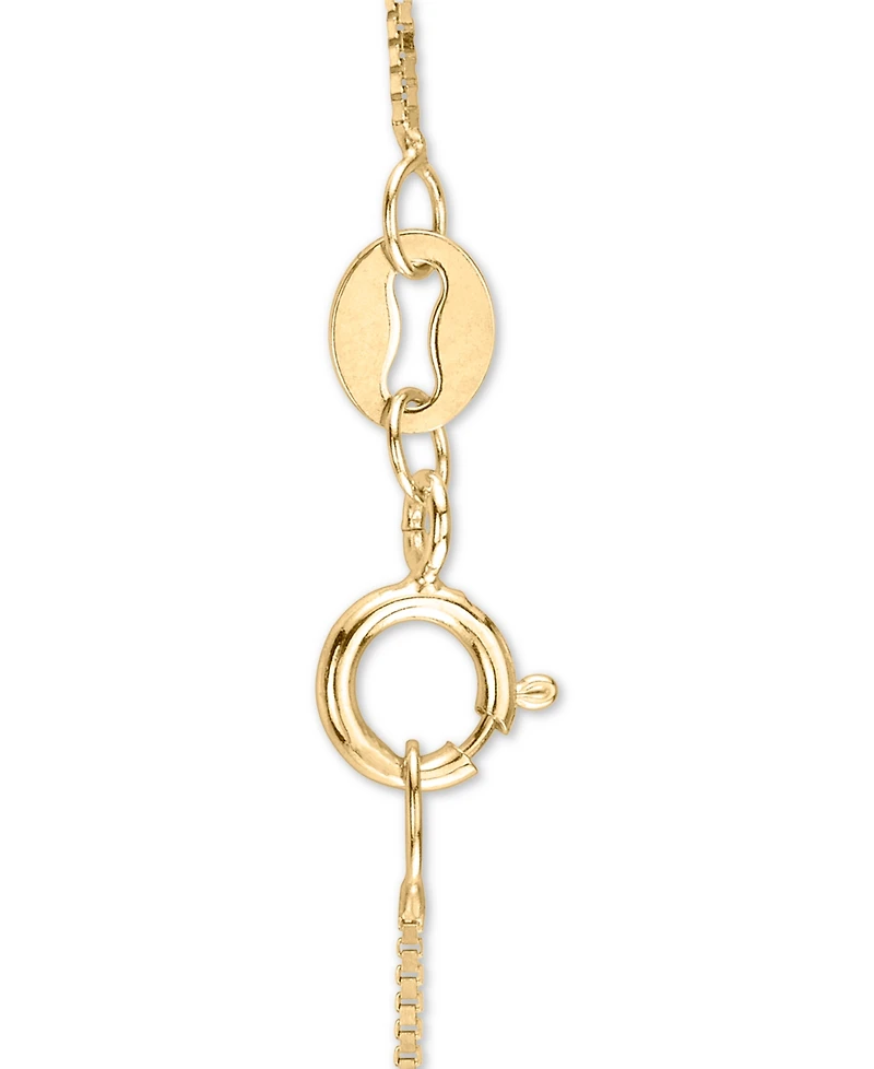 Diamond Circular 18" Pendant Necklace (1/5 ct. t.w.) in 14k Gold