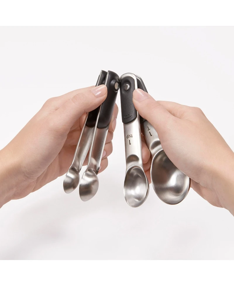 Oxo Good Grips Set of 4 Stainless Steel Magnetic Measuring Spoons