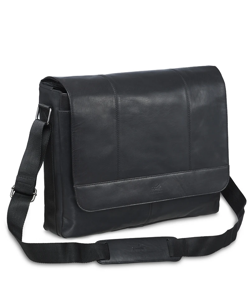 Mancini Buffalo Collection Laptop/ Tablet Messenger Bag