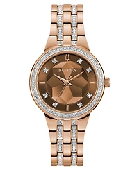 Bulova Women's Phantom Two-Tone Stainless Steel & Crystal Bracelet Watch 32.5mm
