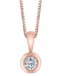 Sirena Diamond (1/10 ct. t.w.) Energy Pendant 14k White, Yellow or Rose Gold