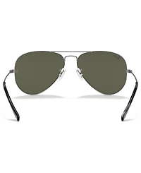 Ray-Ban Unisex Sunglasses, Aviator Large Metal RB3025