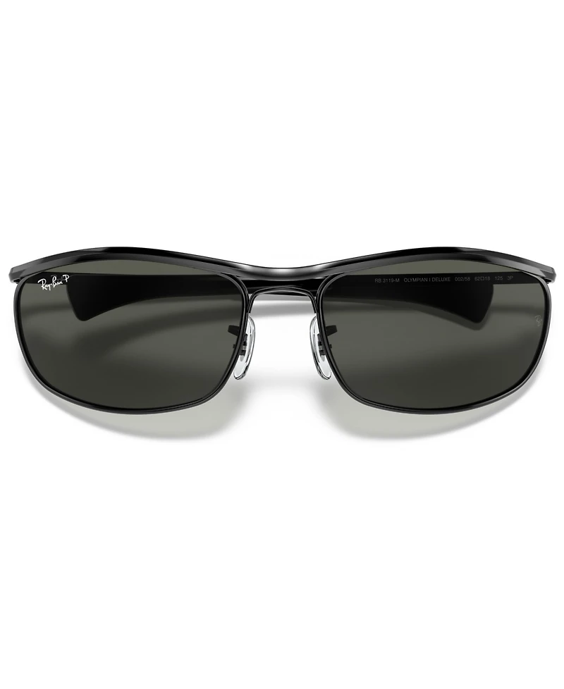 Ray-Ban Olympian I Deluxe Polarized Sunglasses, RB3119M 62