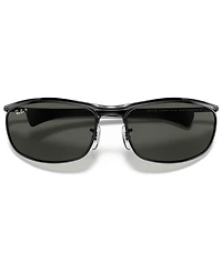 Ray-Ban Olympian I Deluxe Polarized Sunglasses, RB3119M 62