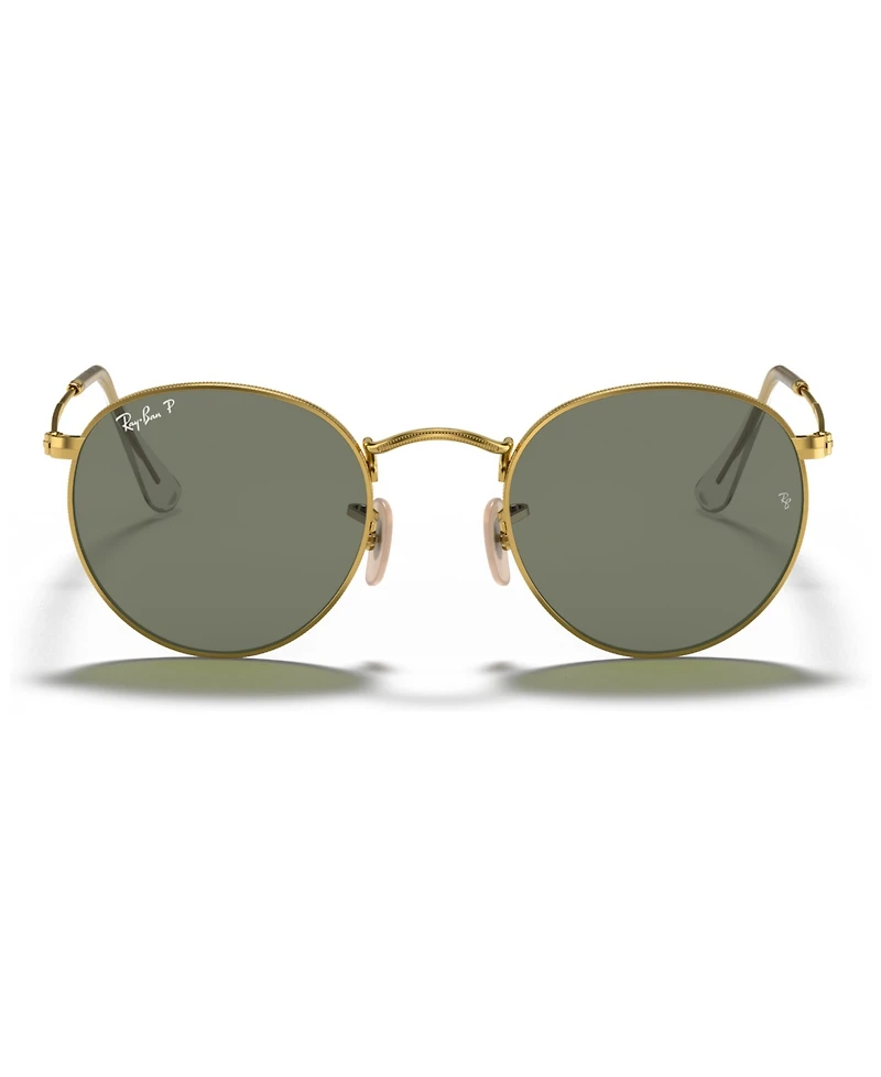 Ray-Ban Round Metal Polarized Sunglasses, RB3447 50