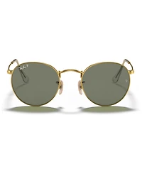 Ray-Ban Round Metal Polarized Sunglasses, RB3447 50