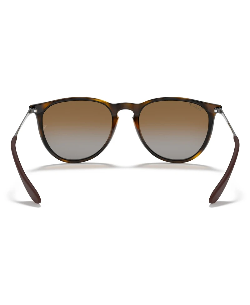 Ray-Ban Unisex Polarized Erika Sunglasses, RB4171F Low Bridge Fit