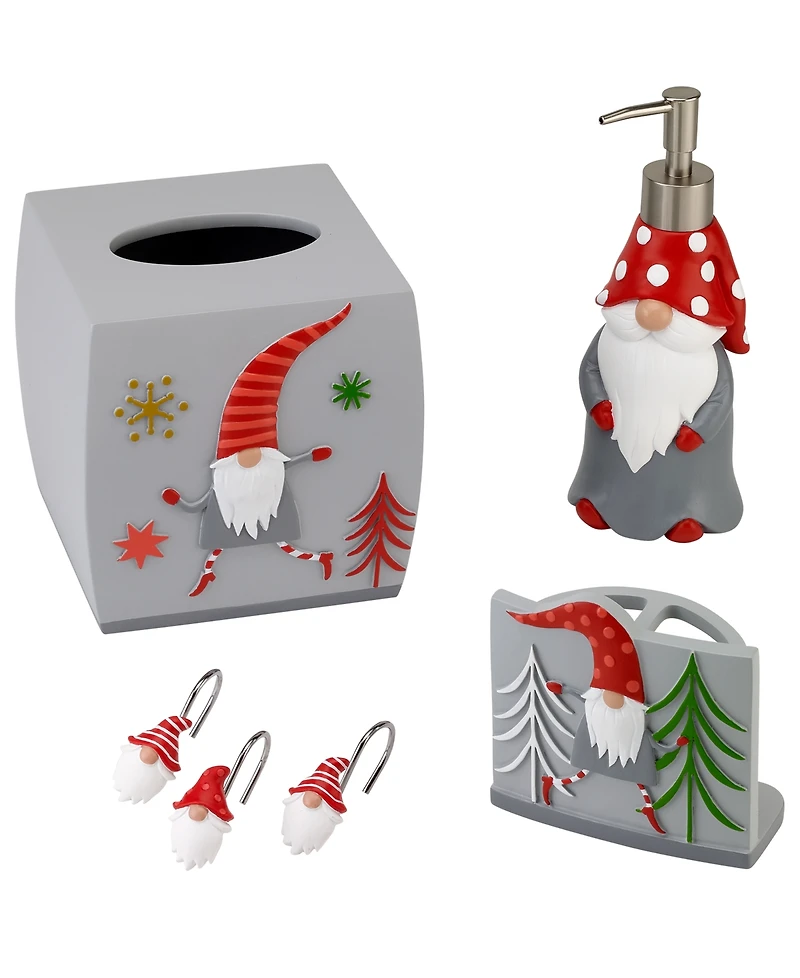 Avanti Gnome Walk Holiday Resin Soap/Lotion Dispenser