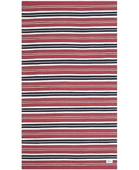 Lauren Ralph Lauren Leopold Stripe LRL2462E Red Outdoor Area Rug Collection