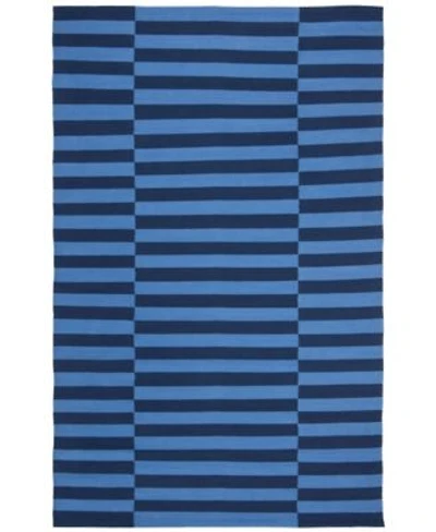 Lauren Ralph Lauren Ludlow Stripe Lrl7350a Indigo Area Rug Collection