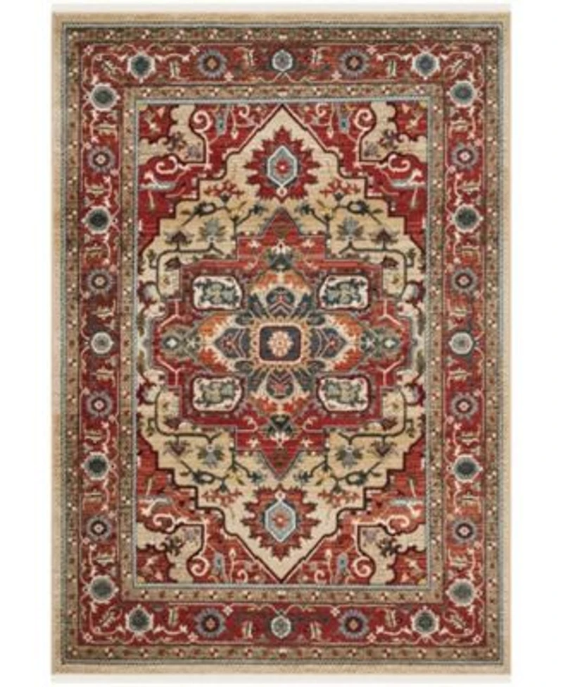 Lauren Ralph Lauren Quentin Lrl1298c Red Beige Area Rug Collection