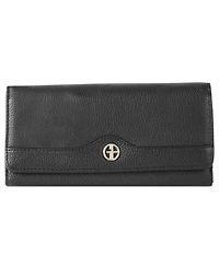 Giani Bernini Pebble Leather Receipt Wallet, Exclusively at Macy's
