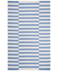 Lauren Ralph Lauren Ludlow Stripe Lrl7350b Chambray Area Rug Collection