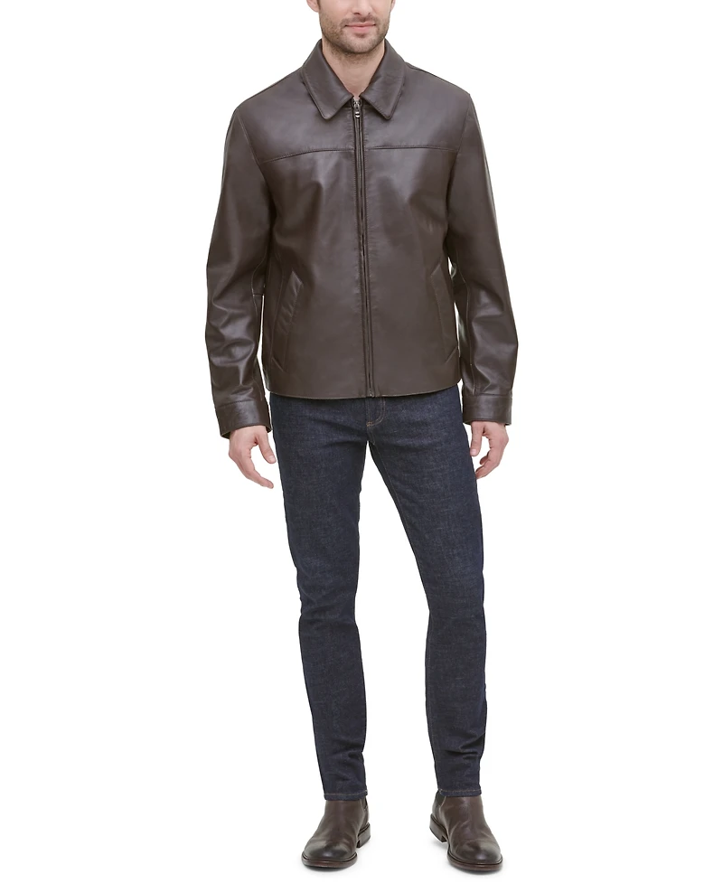 Cole Haan Men's Leather Jacket, Created for Macy's