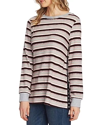 Vince Camuto Striped Crewneck Sweater