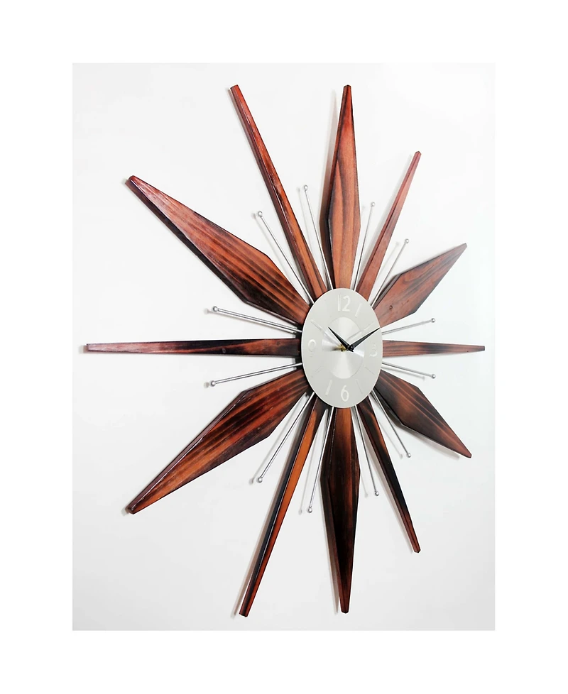 Infinity Instruments Starburst Wall Clock