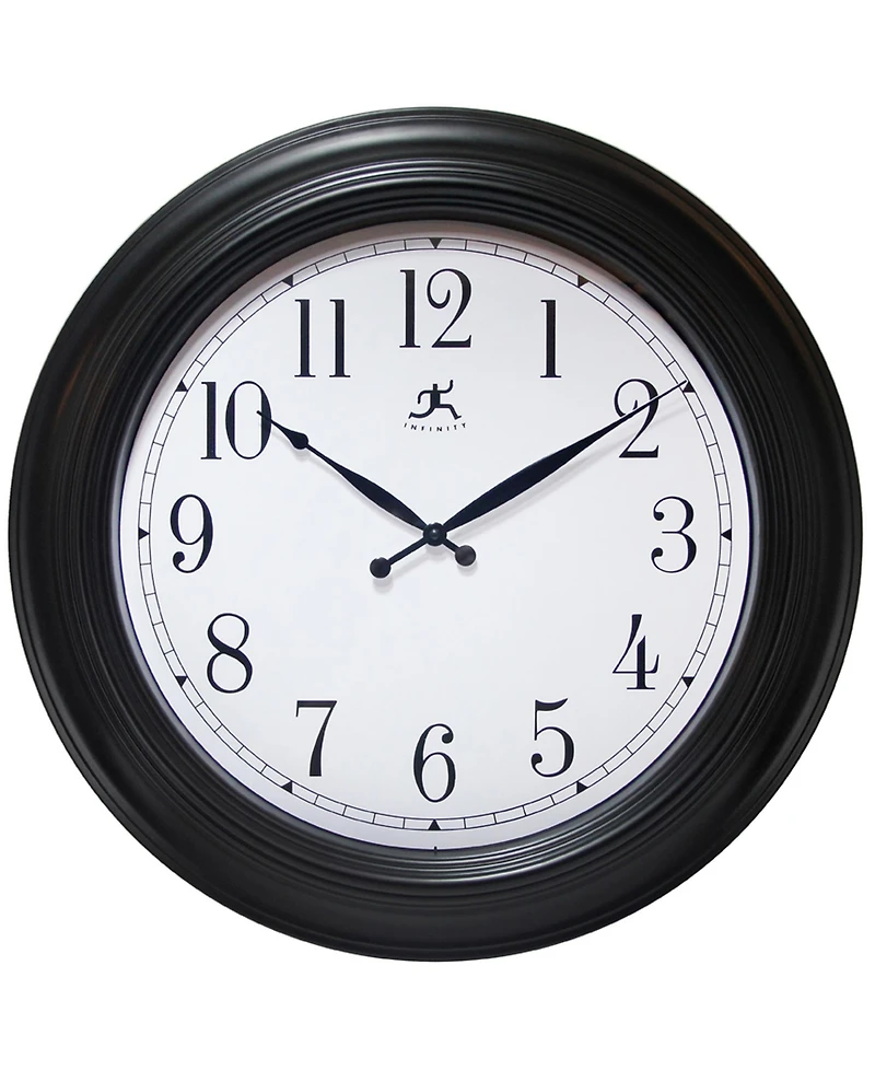 Infinity Instruments Round Wall Clock