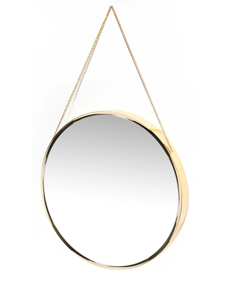 Infinity Instruments Decorative Round Wall Mirror