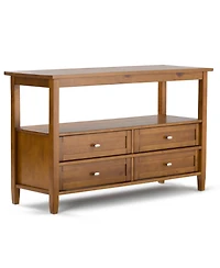 Warm Shaker Console Table