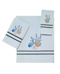Avanti Blue Lagoon Ombre Seashells Bath Towels
