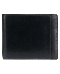 Mancini Casablanca Collection Men's Rfid Secure Center Billfold with Removable Left Wing Passcase