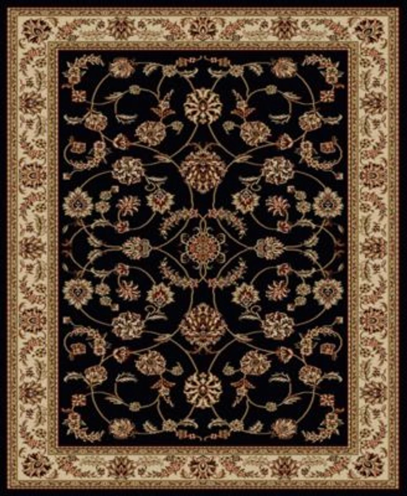 Closeout Km Home Pesaro Black Area Rug Collection