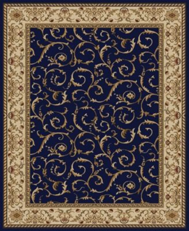 Closeout Km Home Pesaro Blue Area Rug Collection