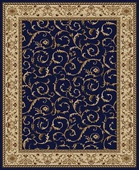 Closeout Km Home Pesaro Blue Area Rug Collection