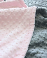 Lil' Cub Hub Minky Baby Girl Blanket