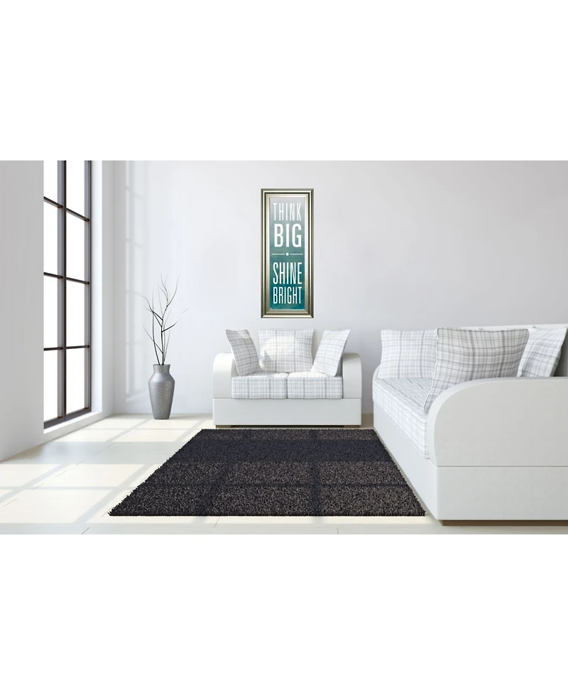 Classy Art And Then I Met You by Marla Rae Framed Print Wall Art - 18" x 42"