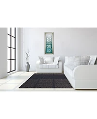 Classy Art And Then I Met You by Marla Rae Framed Print Wall Art - 18" x 42"