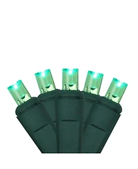 Northlight 2' x 8' Green Led Net Style Tree Trunk Wrap Christmas Lights - Brown Wire